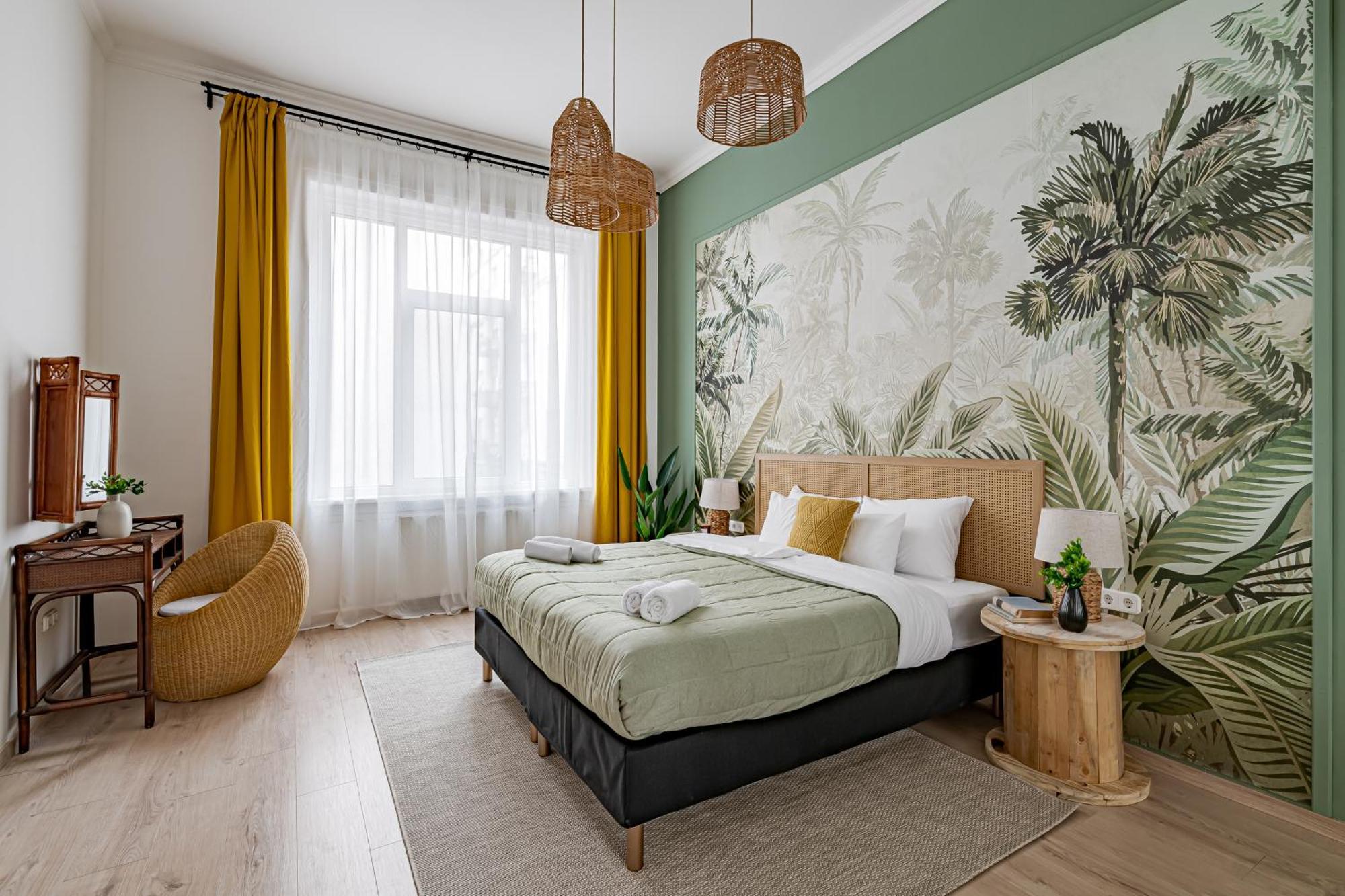 Jungle Aesthetics Downtown Apartman Aircon And Garage Parking Budapest Luaran gambar