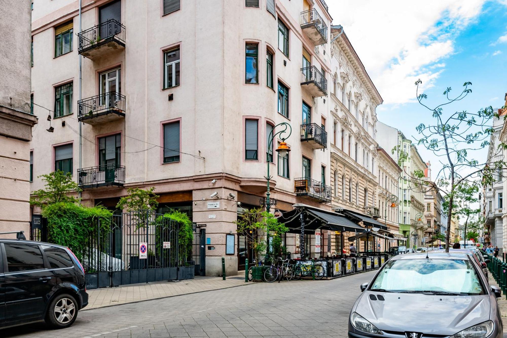 Jungle Aesthetics Downtown Apartman Aircon And Garage Parking Budapest Luaran gambar
