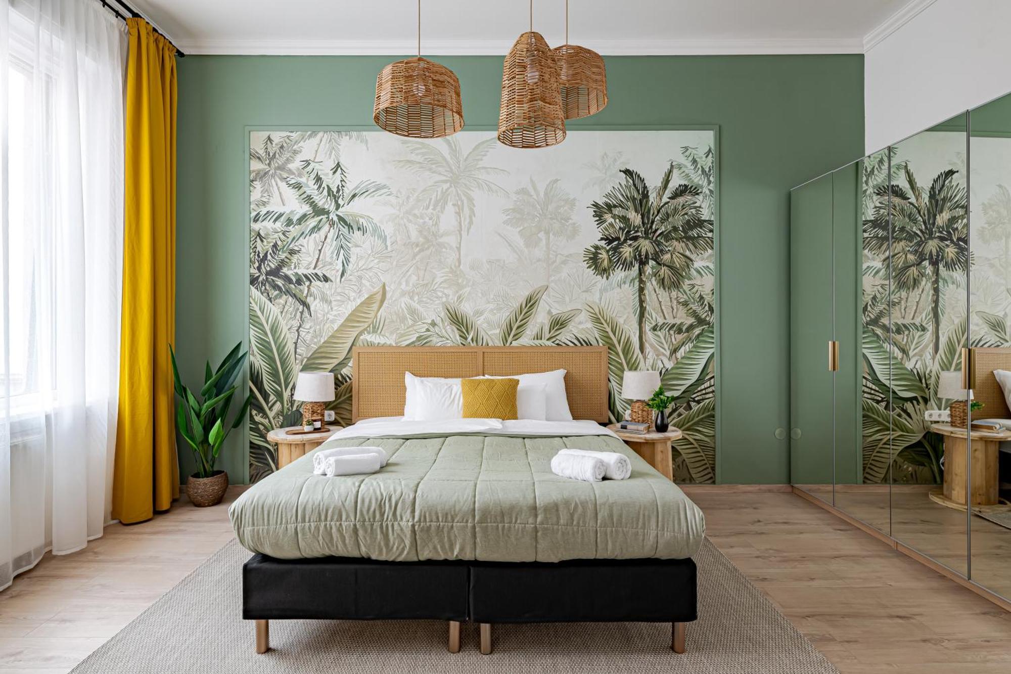 Jungle Aesthetics Downtown Apartman Aircon And Garage Parking Budapest Luaran gambar