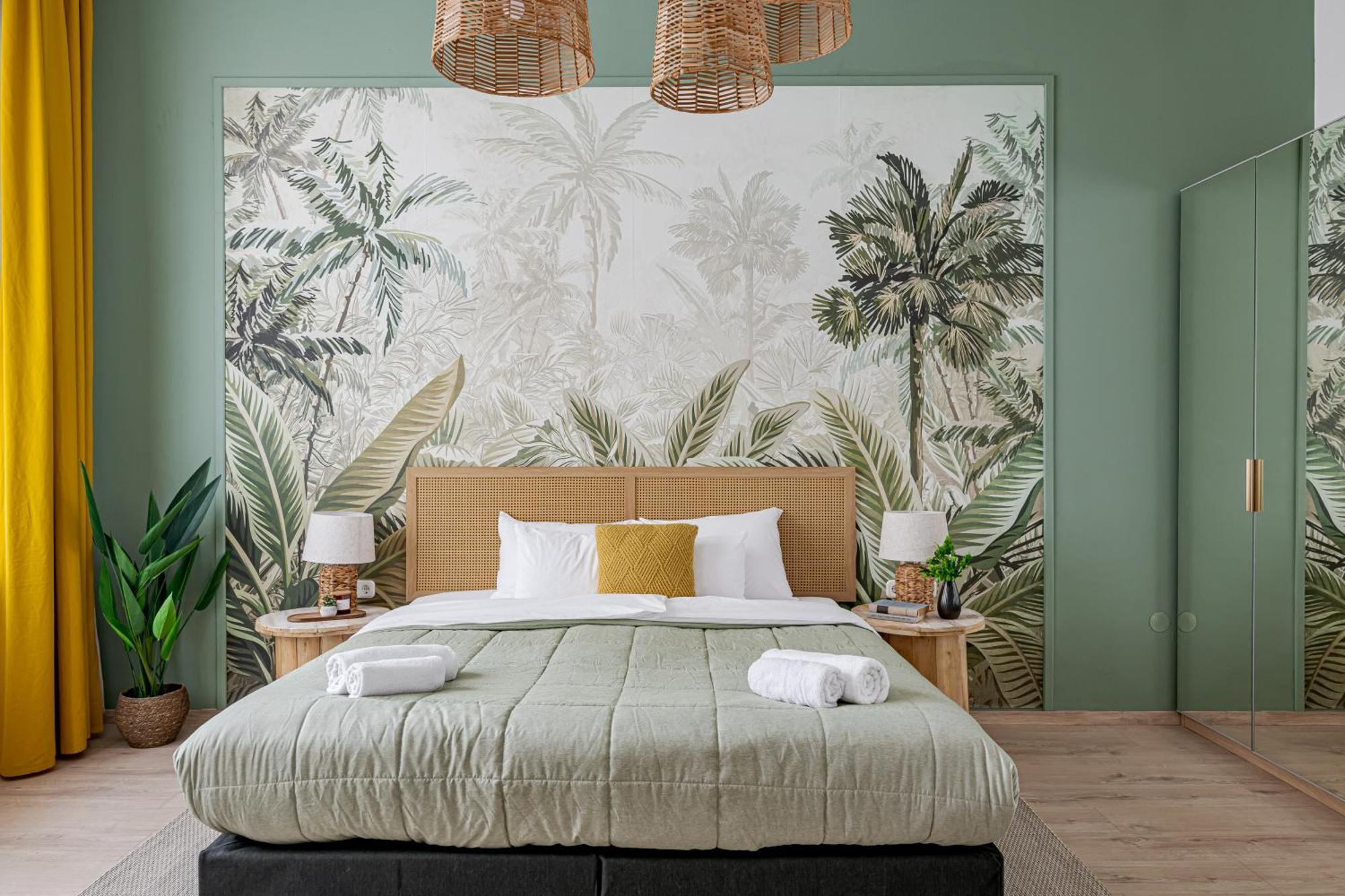 Jungle Aesthetics Downtown Apartman Aircon And Garage Parking Budapest Luaran gambar