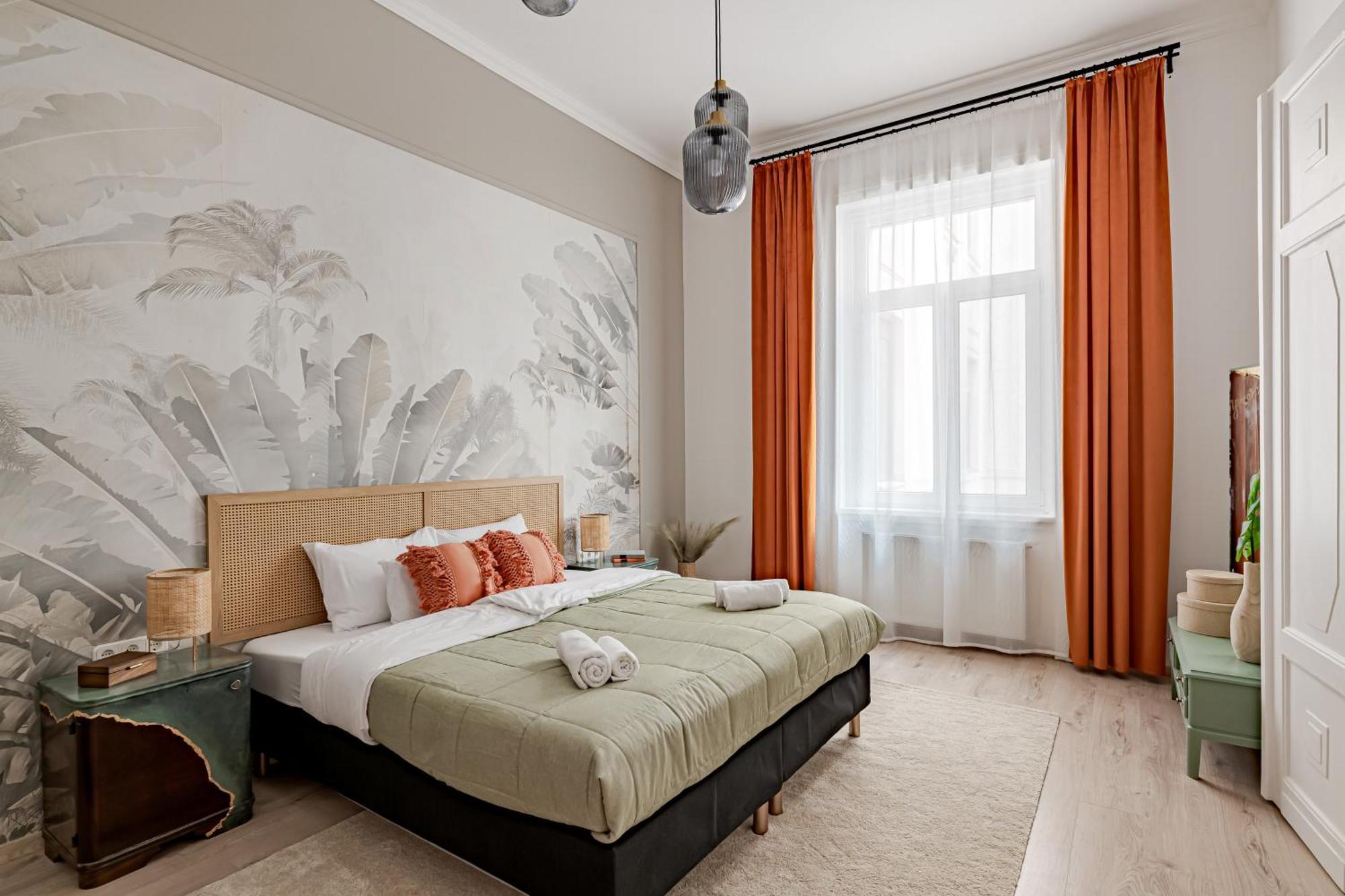 Jungle Aesthetics Downtown Apartman Aircon And Garage Parking Budapest Luaran gambar