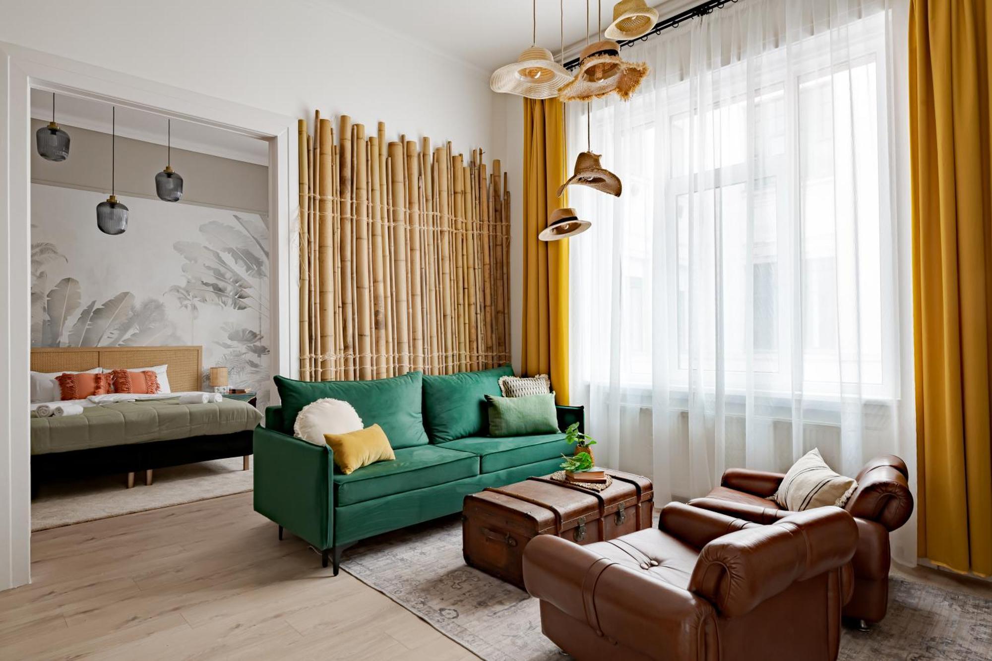 Jungle Aesthetics Downtown Apartman Aircon And Garage Parking Budapest Luaran gambar